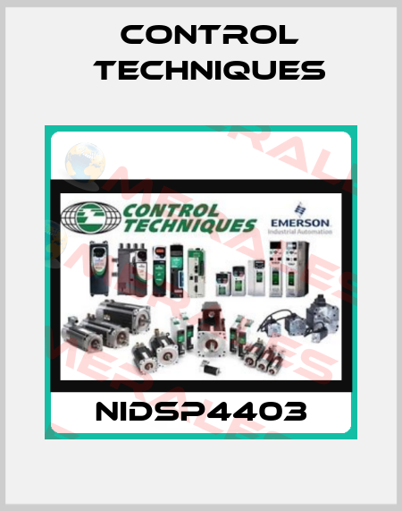 NIDSP4403 Control Techniques