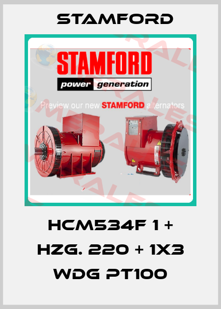 HCM534F 1 + Hzg. 220 + 1x3 Wdg PT100 Stamford