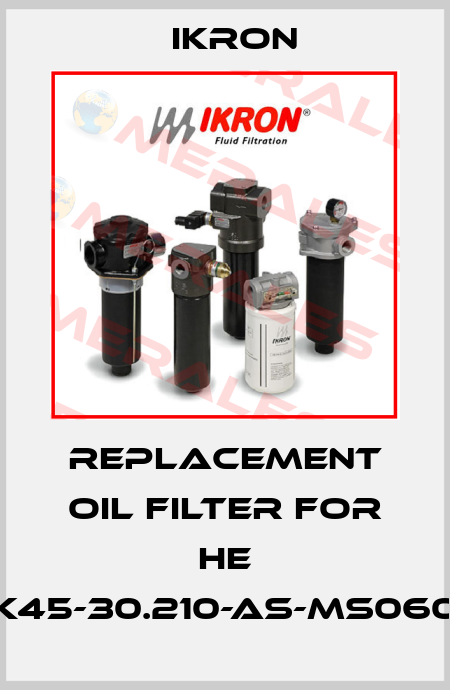 replacement oil filter for HE K45-30.210-AS-MS060 Ikron