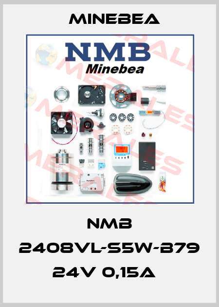 NMB 2408VL-S5W-B79 24V 0,15A   Minebea