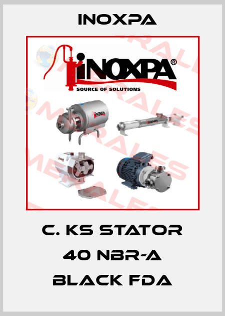C. KS STATOR 40 NBR-A BLACK FDA Inoxpa