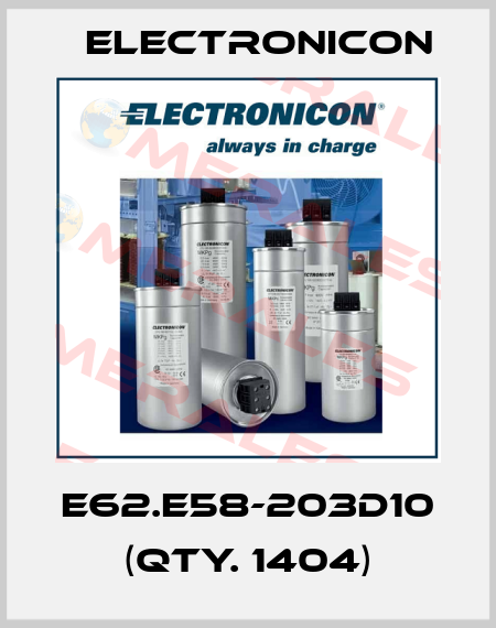 E62.E58-203D10 (Qty. 1404) Electronicon