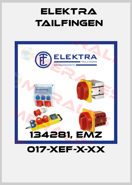 134281, EMZ 017-XEF-X-XX Elektra Tailfingen