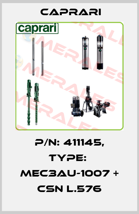 P/N: 411145, Type:  MEC3AU-1007 + CSN L.576 CAPRARI 