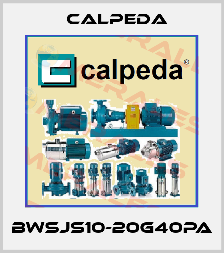 BWSJS10-20G40PA Calpeda