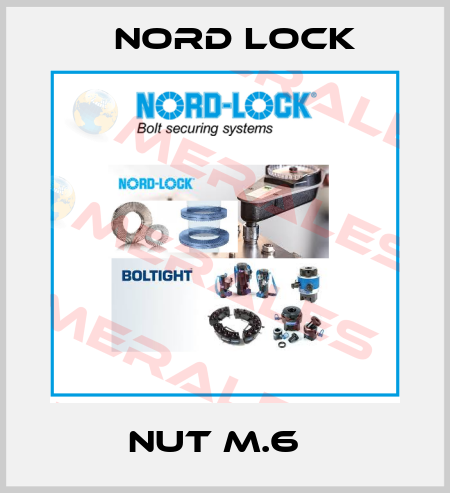 NUT M.6   Nord Lock