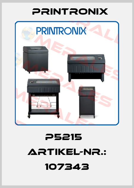 P5215   Artikel-Nr.: 107343 Printronix