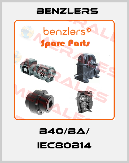 B40/BA/ IEC80B14 Benzlers