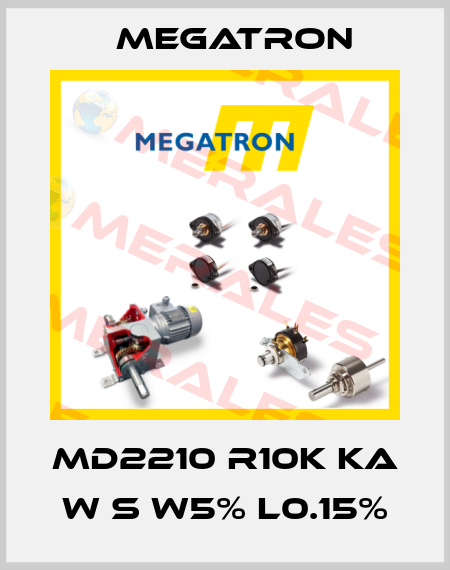 MD2210 R10K KA W S W5% L0.15% Megatron