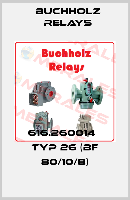616.260014   Typ 26 (BF 80/10/8) Buchholz Relays