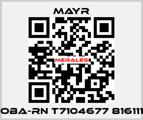 ROBA-RN T7104677 8161116 Mayr