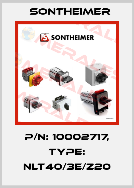 P/N: 10002717, Type: NLT40/3E/Z20 Sontheimer