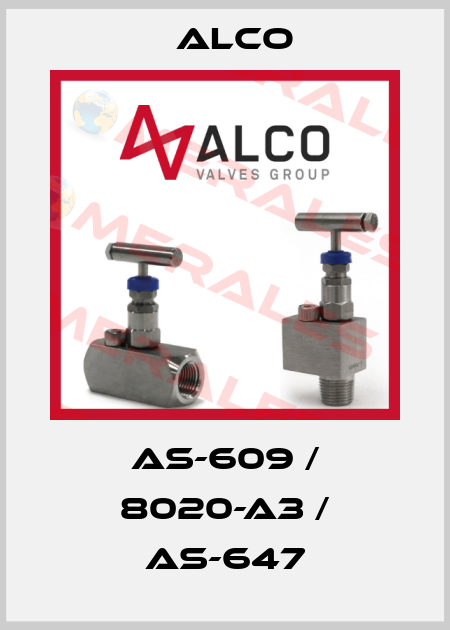 AS-609 / 8020-A3 / AS-647 Alco