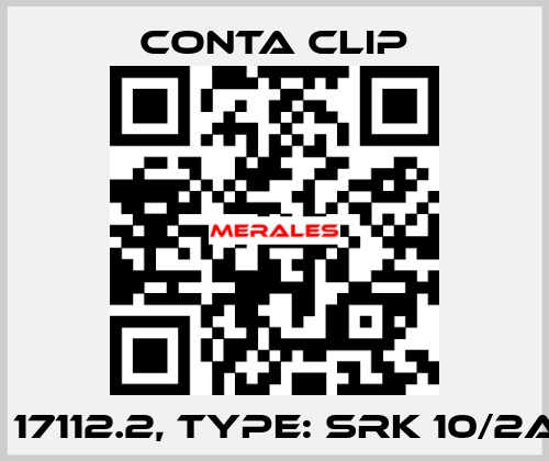 P/N: 17112.2, Type: SRK 10/2A BG Conta Clip