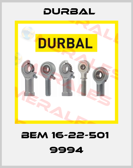 BEM 16-22-501  9994 Durbal