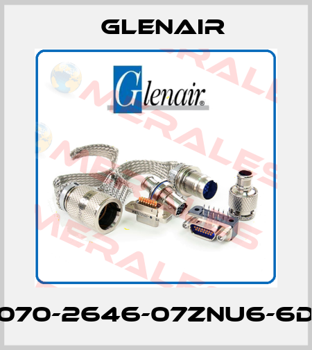 8070-2646-07ZNU6-6DY Glenair