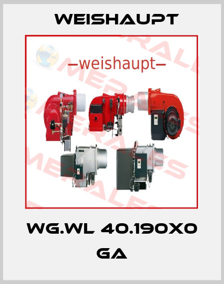 WG.WL 40.190x0 Ga Weishaupt