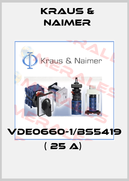 VDE0660-1/BS5419 ( 25 A)  Kraus & Naimer