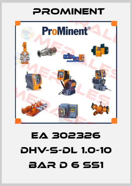 EA 302326 DHV-S-DL 1.0-10 bar d 6 SS1 ProMinent