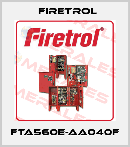 FTA560E-AA040F Firetrol
