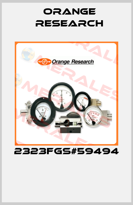  2323FGS#59494  Orange Research