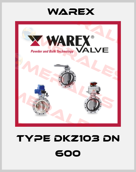 Type DKZ103 DN 600 Warex