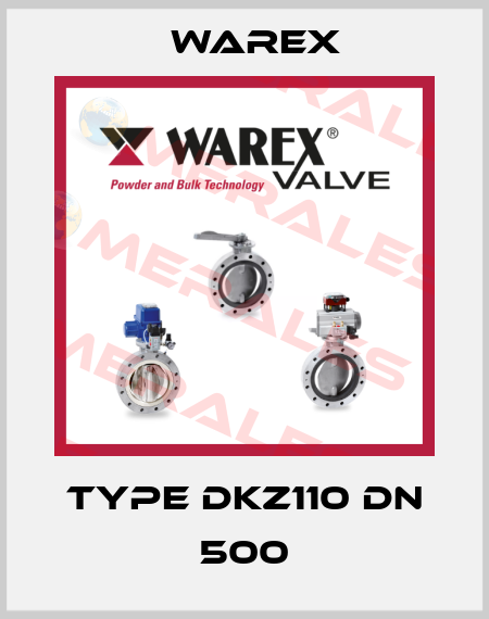 Type DKZ110 DN 500 Warex