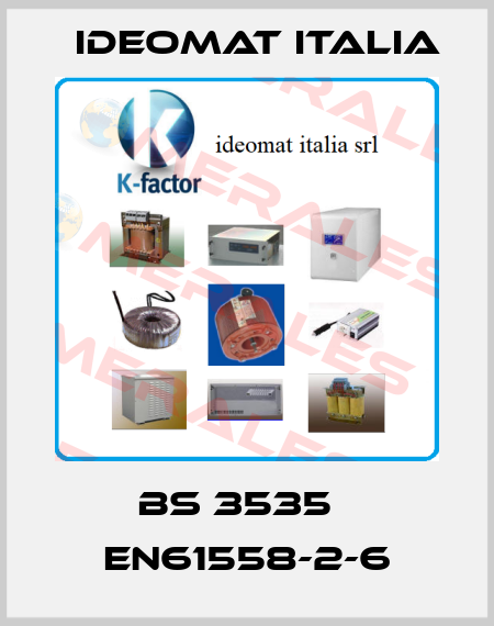 BS 3535   EN61558-2-6 IDEOMAT ITALIA