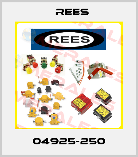 04925-250 Rees