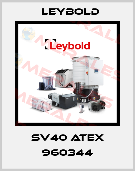 SV40 ATEX 960344 Leybold