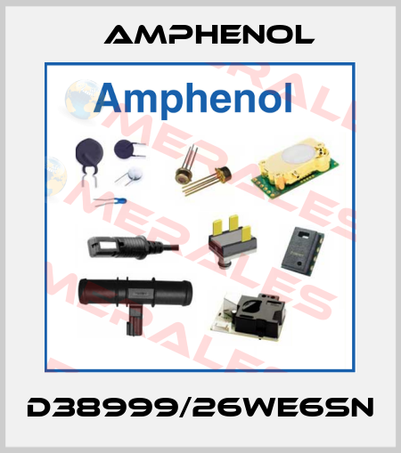 D38999/26WE6SN Amphenol