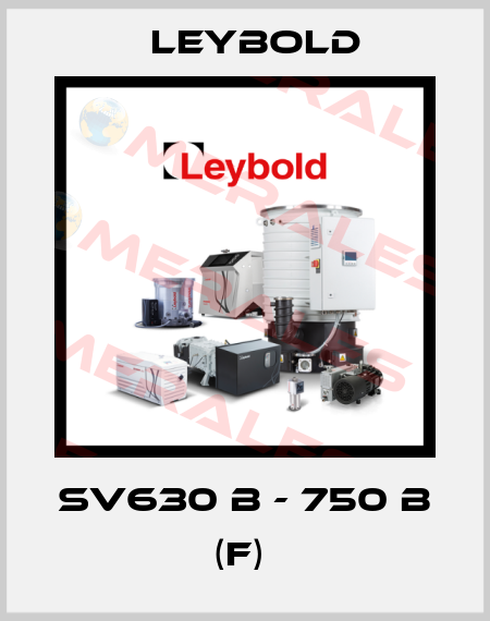 SV630 B - 750 B (F)  Leybold