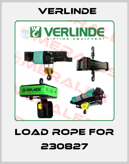 load rope for 230827 Verlinde