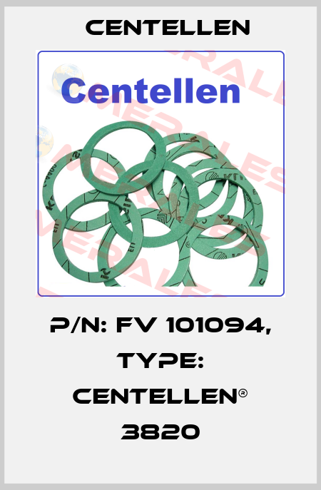 P/N: FV 101094, Type: Centellen® 3820 Centellen