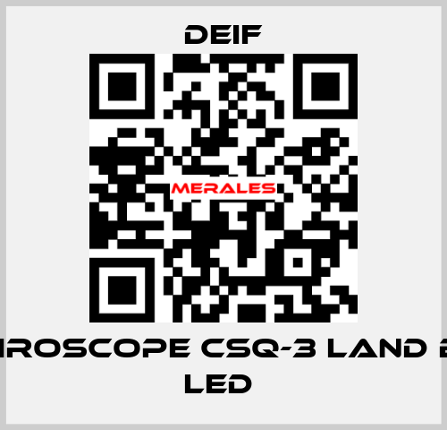 SYNCHROSCOPE CSQ-3 LAND BASED LED  Deif