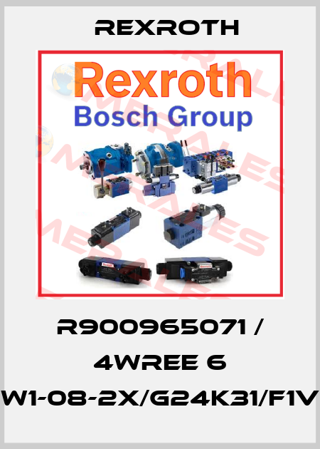 R900965071 / 4WREE 6 W1-08-2X/G24K31/F1V Rexroth