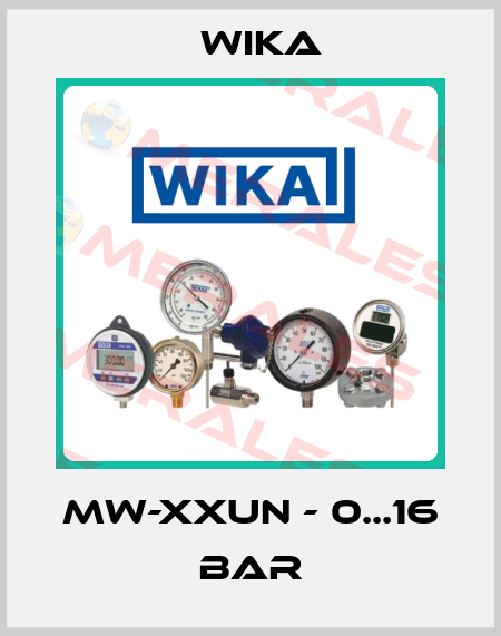 MW-XXUN - 0...16 bar Wika