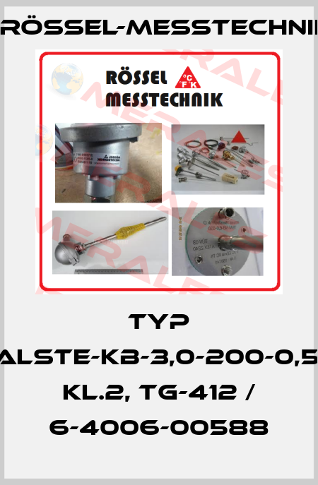 Typ ALSTE-KB-3,0-200-0,5, Kl.2, TG-412 / 6-4006-00588 Rössel-Messtechnik