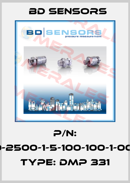 P/N: 110-2500-1-5-100-100-1-000, Type: DMP 331 Bd Sensors
