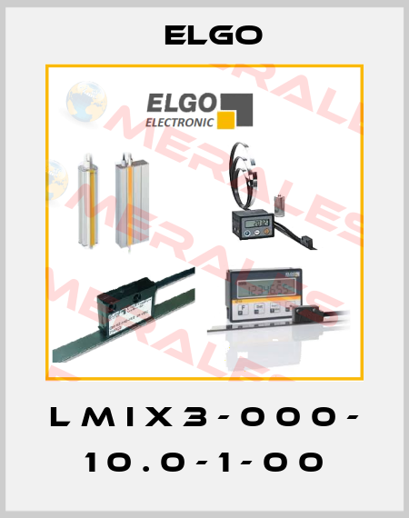 L M I X 3 - 0 0 0 - 1 0 . 0 - 1 - 0 0 Elgo