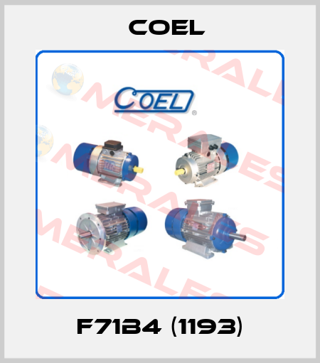 F71B4 (1193) Coel