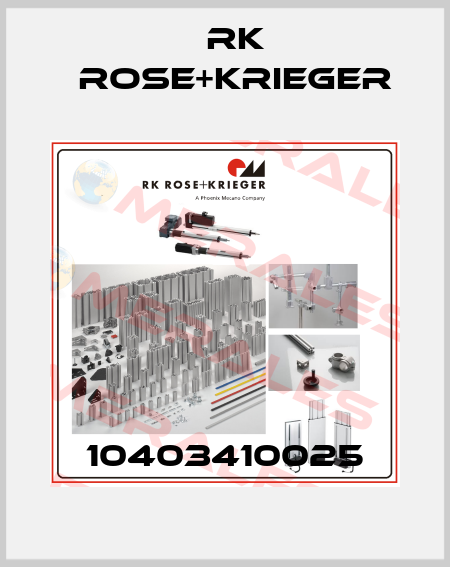 10403410025 RK Rose+Krieger