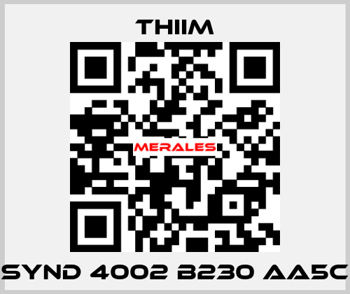 SYND 4002 B230 AA5C Thiim