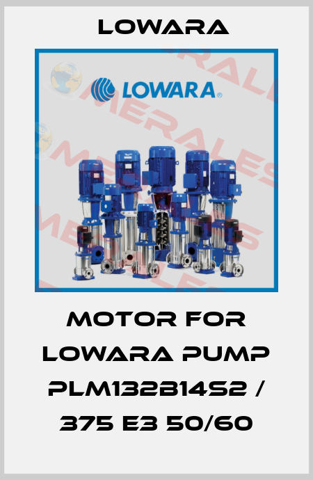 MOTOR FOR LOWARA PUMP PLM132B14S2 / 375 E3 50/60 Lowara
