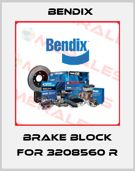 Brake block for 3208560 R Bendix