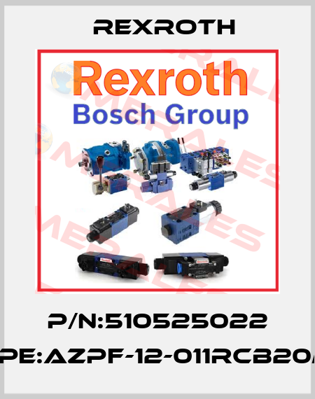 P/N:510525022 Type:AZPF-12-011RCB20MB Rexroth