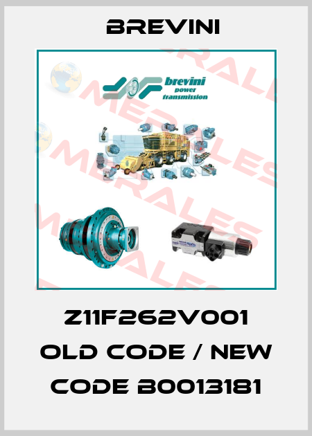 Z11F262V001 old code / new code B0013181 Brevini