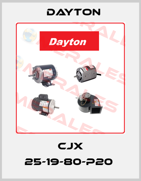 CJX 25-19-80-P20  DAYTON