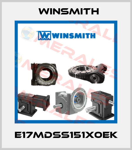 E17MDSS151X0EK Winsmith