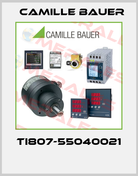 TI807-55040021  Camille Bauer
